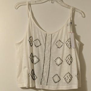 Open back crop tank